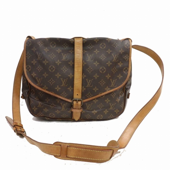 Auth Louis Vuitton Saumur 35 Crossbody #1287L20 - Picture 1 of 16